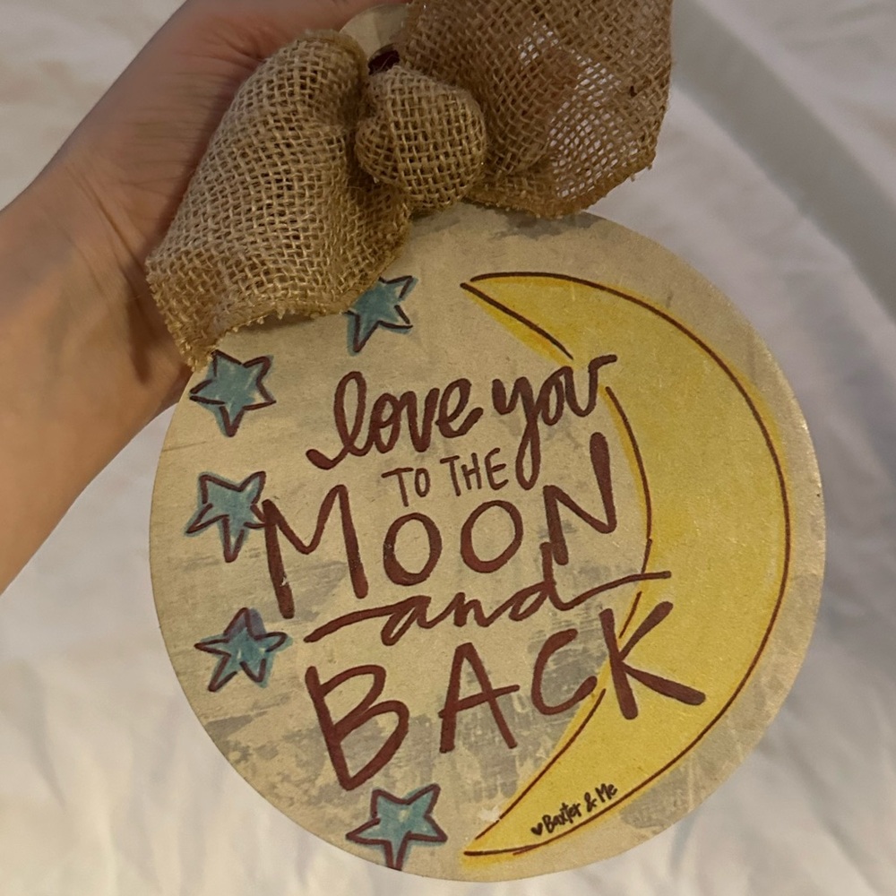 🌸 Free Add-On 🌸Love You to the Moon and Back Wall Art - Picture 3 of 3